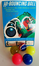 Hi-Bouncing Balls  Assortment Old Gumball Vending Machine Toy Lot of 5 New VTG - £10.02 GBP