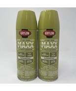 2 Pack - Krylon 9126 CoverMaxx Paint + Primer, Gloss, Ivy Leaf, 12 oz. - £11.61 GBP