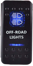ESUPPORT Car Blue LED Off Road Light Rocker Toggle Switch ON OFF 12V 20A... - $365.87 MXN