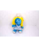 Vintage 1981 Smurfette Smurf Plush 10&quot; Peyo Wallace Berrie &amp; Co. - $225.61 MXN
