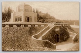 RPPC Vista House Crown Point Columbia River Highway Oregon Postcard B42 - £7.82 GBP