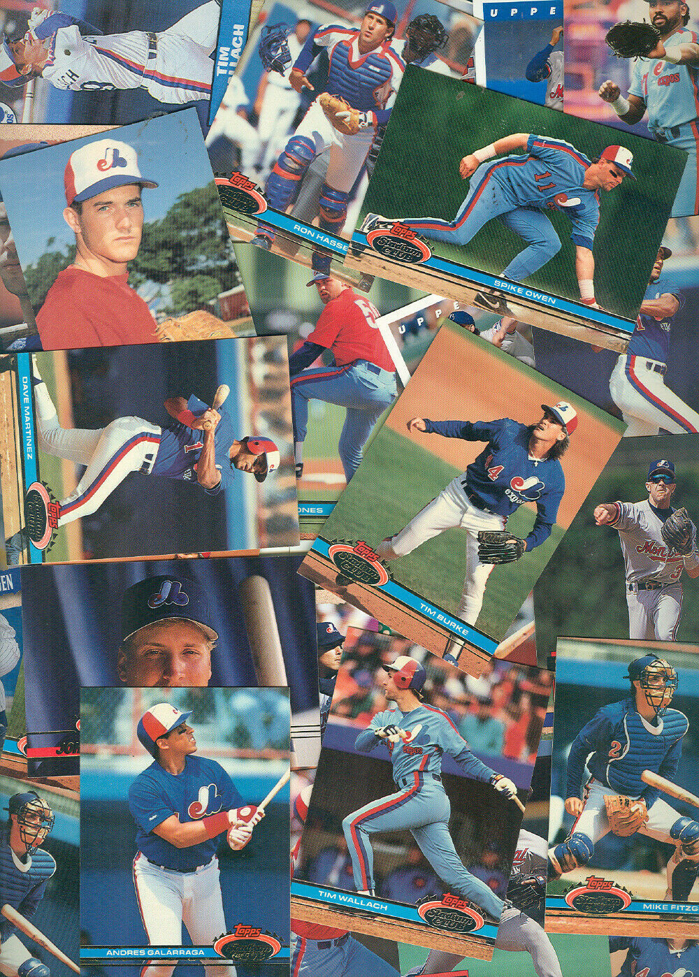 MONTREAL EXPOS  BASEBALL CARDS 100 + 1980&#39;S TO 2004 EXCELLENT CONDITION ! - $1.95