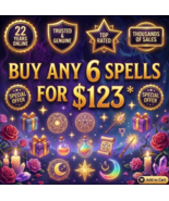LIMITED SPECIAL OFFER 6 SPELLS LISTED FOR $123 SPECIAL DISCOUNT  OFFER  - $410.00