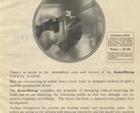 Auto Strop Safety Razor 1909 Magazine Ad Wiebusch &amp; Hilger  - $17.82