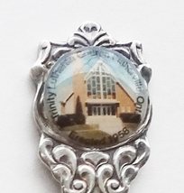 Collector Souvenir Spoon Canada Ontario Fisherville Trinity Lutheran Church - £5.58 GBP