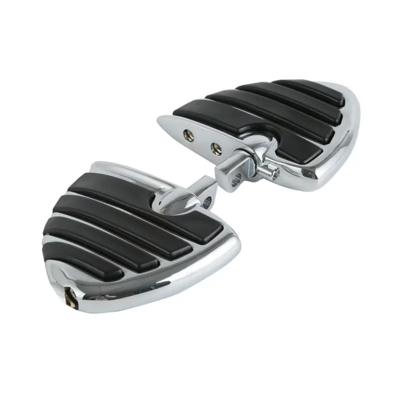 Style wing style foot rests footpegs for harley touring road king electra glide softail thumb200