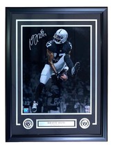 Davante Adams Signed Framed 16x20 Las Vegas Raiders Black Jersey Photo BAS ITP - £206.01 GBP