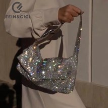 G beaded crystal diamonds dinner party wedding purse tote handbag designer shoulder bag thumb200