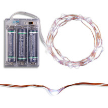Philips LED Wire String Lights - 118 Inch White Battery Powered - $538.17 MXN