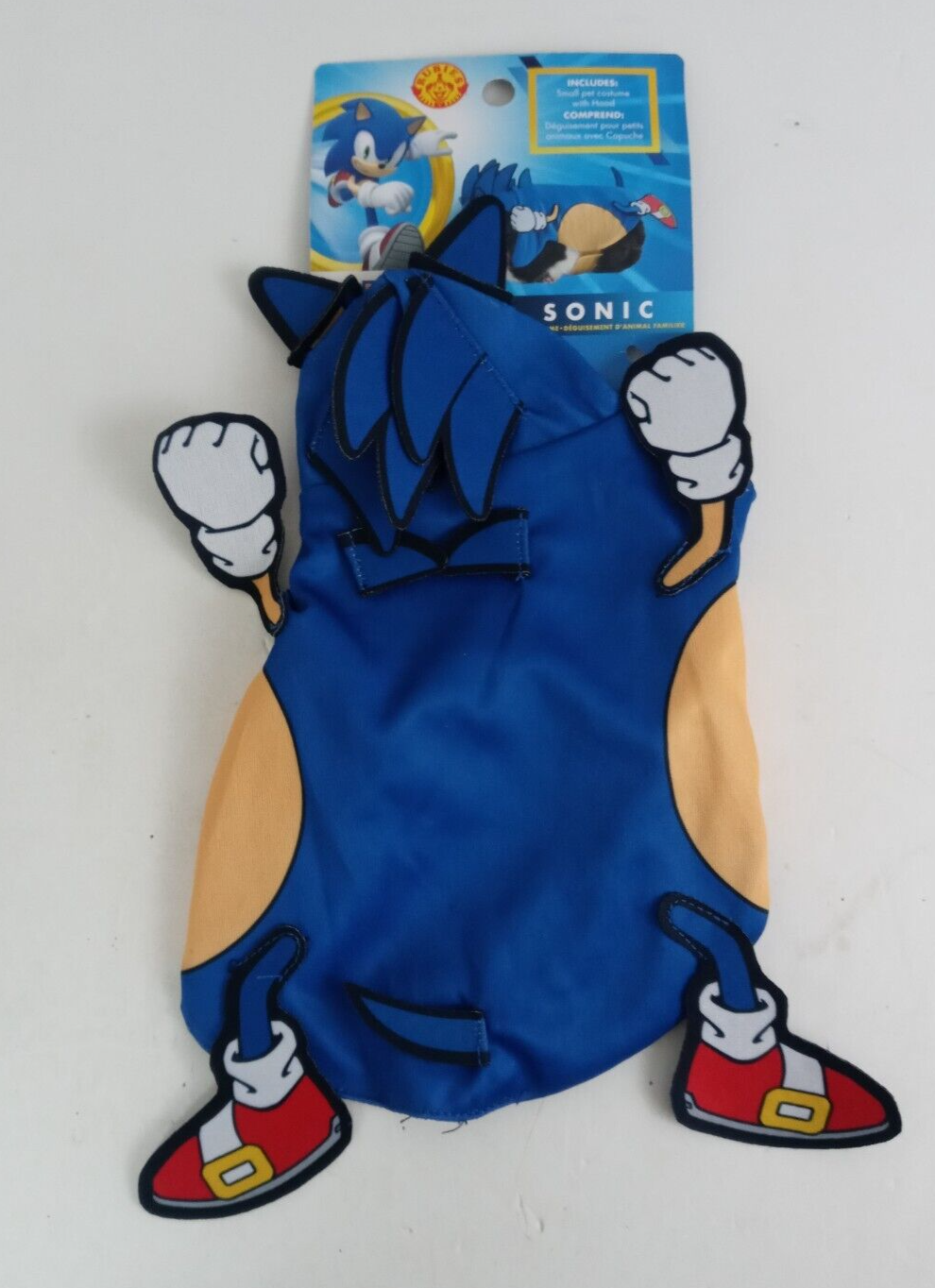 Rubies Sonic The Hedgehog Small Animal Halloween Costume Guinea Pig - $6.78