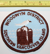 Girl Guides Woodwyn District Southern Vancouver Isle BC Canada Badge Lab... - $11.46