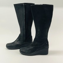 Keen Womens Tall Black Riding Boots Size 11 With Zipper Closure - $52.24