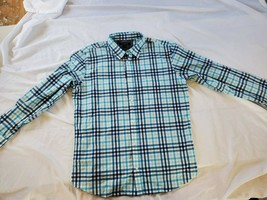 MENS BANANA REPUBLIC RELAXED CASUAL DRESS SHIRT LONG SLEEVE MULTICOLOR L... - $40.49