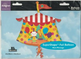 Anagram Circus Tent SuperShape Foil Balloon 23&quot; x 32&quot; - £7.81 GBP