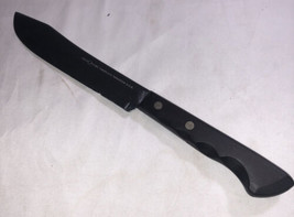 EKCO Butcher Knife Flint Stainless Steel Vandium Wood Handle 7" Blade (damage) - $9.46