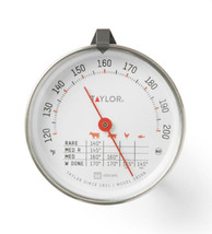 Taylor Meat Thermometer, 3” Dial, Oven Safe, Slide Temp Reference - $8.95