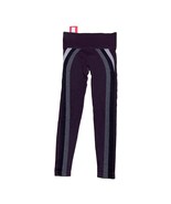 Spanx Look at Me Now Seamless Track Stripe Leggings Jammy Plum Womens XS... - $38.61