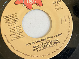 John Travolta And Olivia NEWTON-JOHN 45 Rpm You&#39;re The One That I Want - £6.22 GBP