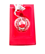 Lenox Christmas Ornament Milliner&#39;s Hat Crystal Silver Plate Germany - €19,03 EUR