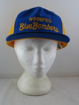 Winnipeg Blue Bombers Hat (VTG) - Script Trucker by Wilson - Adult Snapback - £51.95 GBP