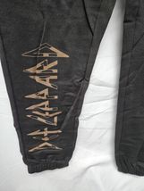 Women's Large Def Leppard Jogger Graphic Elastic Waist Fleece Pants NWT image 2
