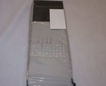 2 Donna Karan Essential Silky Stripe King Platinum Shams - £75.45 GBP