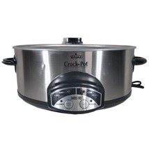 Rival Crock Pot Smart Pot Slow Cooker 6 Qt SCVP609H Replacement Base Pot - £22.24 GBP