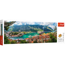 Trefl Panorama 500 Piece Jigsaw Puzzles, Kotor Montenegro, Medieval Old Town - $20.99