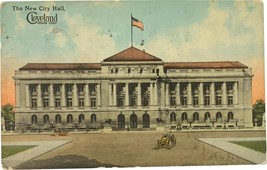 Vintage Postcard, 1913, City Hall, Cleveland - £7.83 GBP