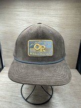 Outdoor Research Corduroy brown OR Patch Lined Rope Snapback 110 Cap Hat - $29.70