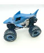 Monster Jam: Megalodon 1:24 Scale Monster Truck Blue Shark Rare HTF Spin... - $422.38 MXN