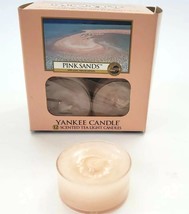 Yankee Candle Pink Sands 11 Scented Tealight retired NEW IN BOX - £7.98 GBP