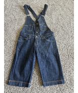 energie young bermuda shorts overall Blue Dark Wash Size 29 Button Farme... - $31.73 CAD