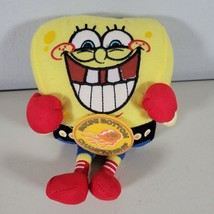 SpongeBob SquarePants Plush Bikini Bottom Championship Boxing 7” Tall 2006 - £9.92 GBP