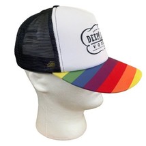 Deep Eddy Vodka Advertising Promo Cap Hat Snapback Foam Mesh Rainbow Ori... - $23.76