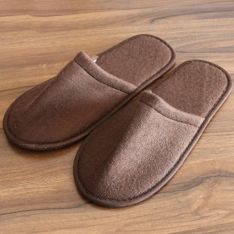 Indoor Slippers Men Women Bedroom Non-slip Flip Flop Hotel Travel Portable Foldi - £32.75 GBP