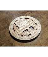 Brand New Professional Hardwood Medal Ornament Coaster - Pharmacist - $27.24 CAD
