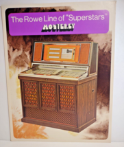 MM-6 MONTEREY Jukebox Flyer Superstars Original 1972 Phonograph Music Ro... - $30.88