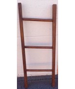 Vintage Solid Wood Decorative Ladder – FAIR CONDITION – OLD DECORATIVE P... - £54.48 GBP