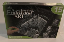 Royal &amp; Langnickel 15pc 6 Animal Engraving Art Projects Brand New - £24.11 GBP
