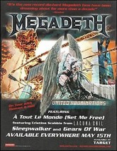 Megadeth 2006 United Abominations album ad 8 x 11 advertisement print - £3.32 GBP
