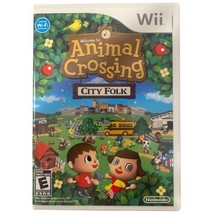 Animal Crossing: City Folk (Nintendo Wii, 2008) CIB Complete Tested - £13.95 GBP