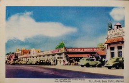 Tijuana Mexicali Beer Longest Bar Post Card, Used - £4.58 GBP