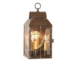 Martha&#39;s Wall Lantern in Weathered Brass USA Handcrafted - $349.95