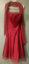 Mori Lee by Madeline Gardner - Formal Red Claret Dress Size 7/8 NWOT - £73.41 GBP
