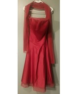 Mori Lee by Madeline Gardner - Formal Red Claret Dress Size 7/8 NWOT - £73.82 GBP