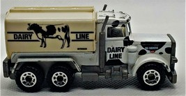 Matchbox Peterbilt Tanker Truck White &quot;Dairy Line&quot; Milk Transporter 1:80... - £3.52 GBP