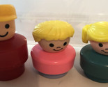 Fisher Price Little People Lot Of 3 Girls Boy - $10.88