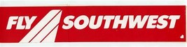 Southwest Airlines FLY SOUTHWEST Bumper Sticker  - £20.19 GBP