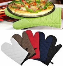 APXB 1 Pair Kitchen BBQ Grilling Cooking Oven Gloves - Quilt Mitts, Heat Resista - £4.99 GBP